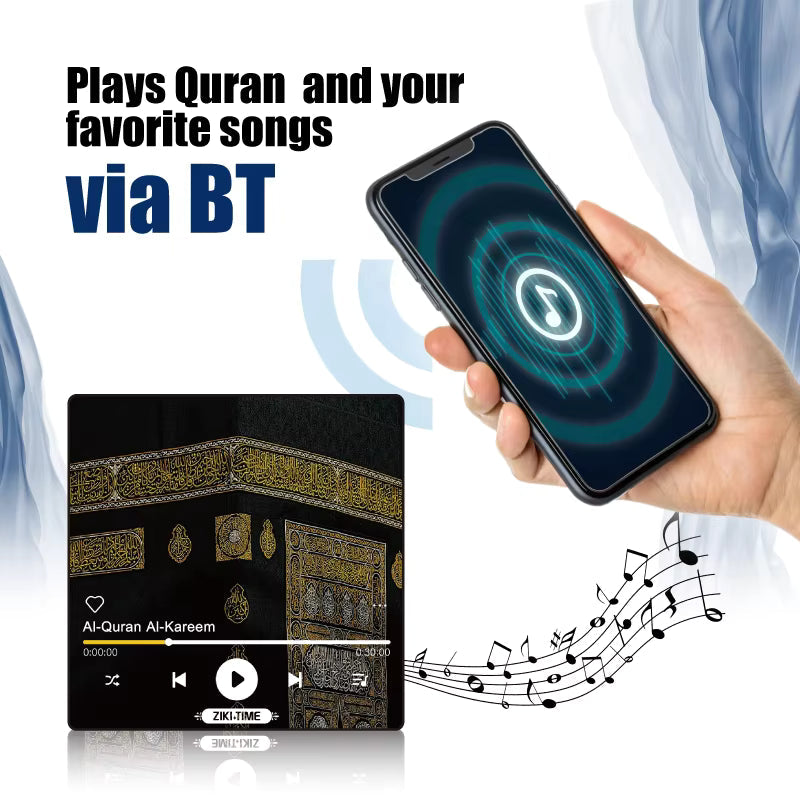 Full Quran Fridge Magnet Speaker | Remote | Bluetooth | 114 Surah Audio | Surah Baqarah | Islamic Gift